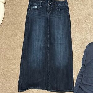 Maurices Indigo Denim Skirt